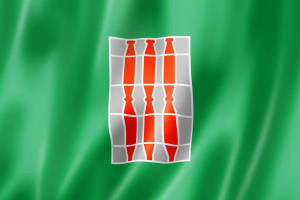 Umbrien Region Flagge Italien Schwenkt Banner Sammlung Illustration — Stockfoto