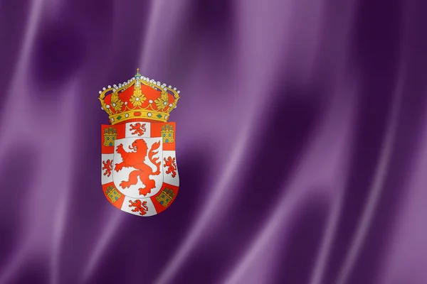 Cordoba Provincie Vlag Spanje Zwaaiend Banner Collectie Illustratie — Stockfoto