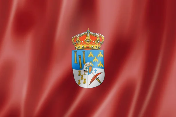 Salamanca Vlag Spanje Zwaaiend Banner Collectie Illustratie — Stockfoto