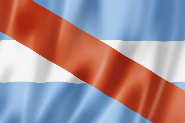 Entre Rios Provincie Vlag Argentinië Zwaaien Banner Collectie Illustratie — Stockfoto