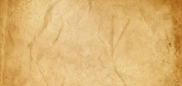 Eski Kahverengi Buruşturulmuş Kağıt Doku Arka Plan Vintage Duvar Kağıdı — Stok fotoğraf