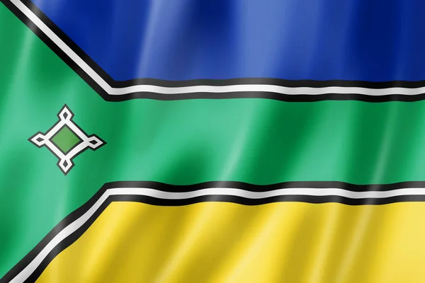 Amapa Flagge Brasilien Schwenkt Banner Illustration — Stockfoto