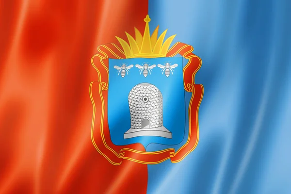 Tambov Eyaleti Oblast Bayrak Rusya Nın Afiş Koleksiyonu Illüstrasyon — Stok fotoğraf