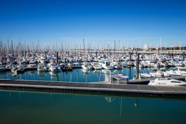 La Rochelle - Fransa - 27 Ekim 2021: Les Minimes Limanı