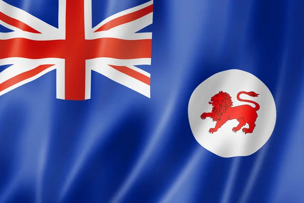 Tasmania State Flag Australia Waving Banner Collection Illustration — 图库照片