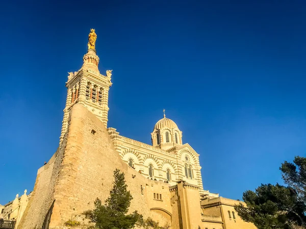 Basílica Notre Dame Garde Marsella Francia — Foto de Stock