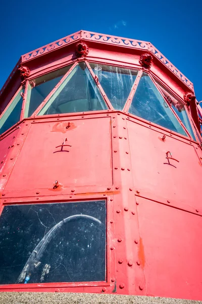 鲸鱼灯塔 法国Re岛上的灯塔灯塔 — 图库照片