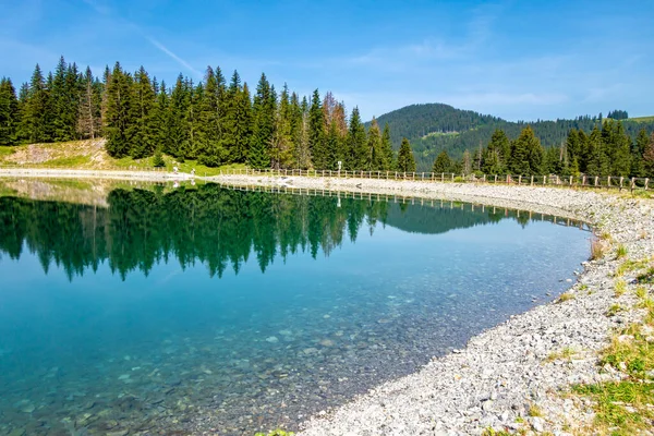 Lake Balme Mountain Landscape Clusaz Haute Savoie France — Stock Photo, Image