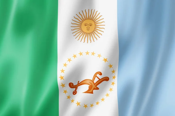 チャコ州の旗 アルゼンチンのバナーコレクションを振って 3Dイラスト — ストック写真