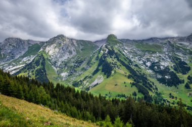 Haute Savoie, Fransa 'daki Aravis Dağları.
