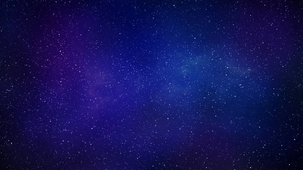 Noite Azul Céu Estrelado Fundo Horizontal Ilustração Universo Infinito — Fotografia de Stock