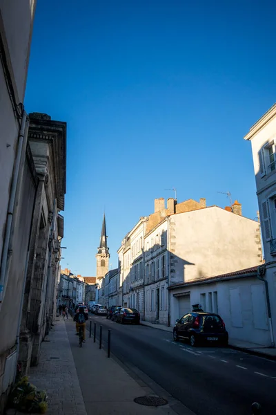 Rochelle France Octobre 2021 Rue Centre Historique — Photo