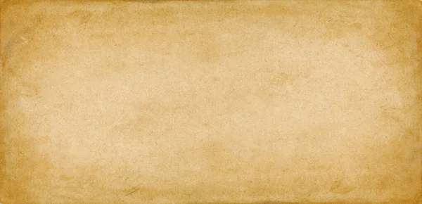 Eski Kullanılmış Kağıt Dokusu Beyaza Izole Edilmiş Yatay Pankart — Stok fotoğraf