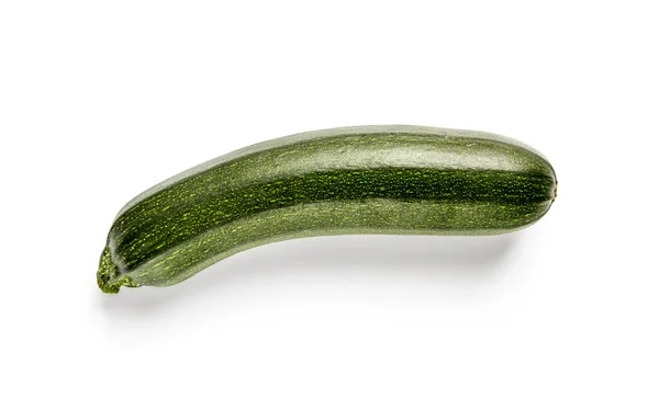 Fresh Organic Zucchini Isolated White Background — Stock Photo, Image