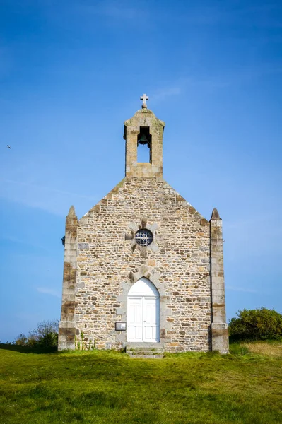 Gamla Traditionella Kyrkan Chausey Bretagne Frankrike — Stockfoto