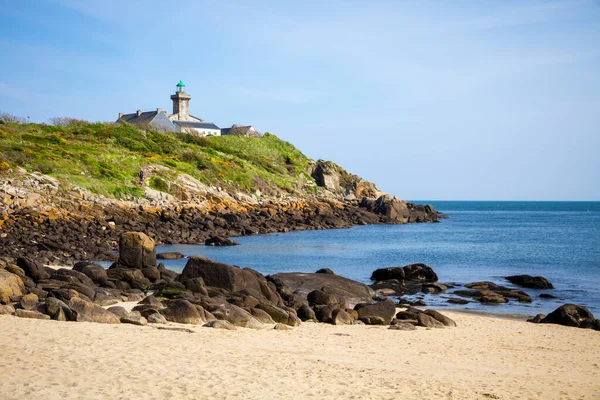 Chausey Island Coast Lighthouse Brittany Francia — Foto de Stock