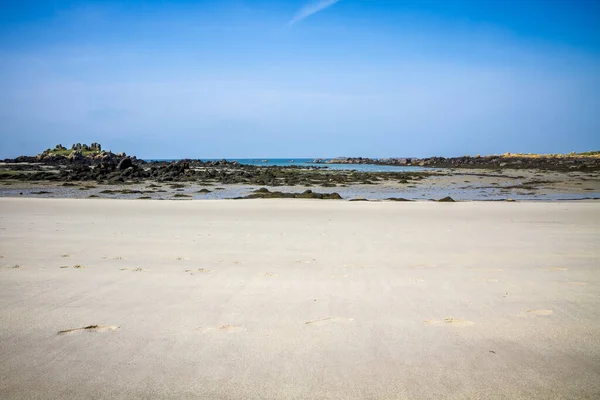 Isla Chausey Costa Playa Acantilados Paisaje Bretaña Francia — Foto de Stock