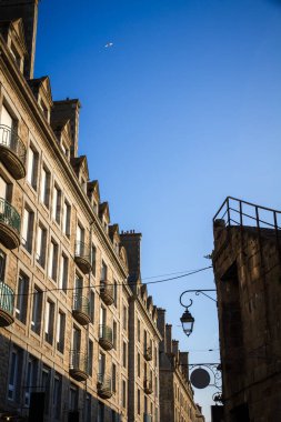 Brittany, Fransa 'da güçlendirilmiş duvarlar ve Saint-Malo şehri