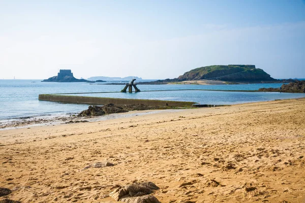 Saint Malo Naturlig Pool Och Dykning Bretagne Frankrike — Stockfoto