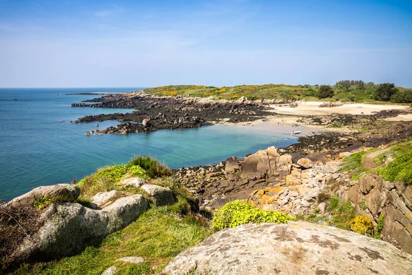 Isla Chausey Costa Acantilados Paisaje Bretaña Francia — Foto de Stock