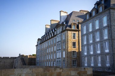 Brittany, Fransa 'da güçlendirilmiş duvarlar ve Saint-Malo şehri