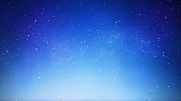 Night Starry Sky Sunrise Blue Galaxy Horizontal Background Illustration Milky — Photo