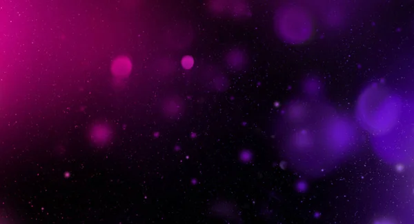 Pink Purple Colorful Starry Sky Horizontal Galaxy Background Banner — Foto Stock
