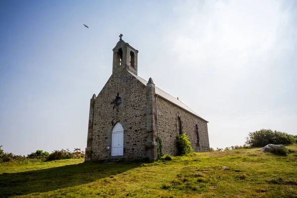 Gamla Traditionella Kyrkan Chausey Bretagne Frankrike — Stockfoto