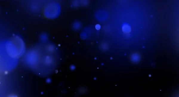 Blue Lens Flare Particles Abstract Background Christmas Wallpaper — Foto Stock
