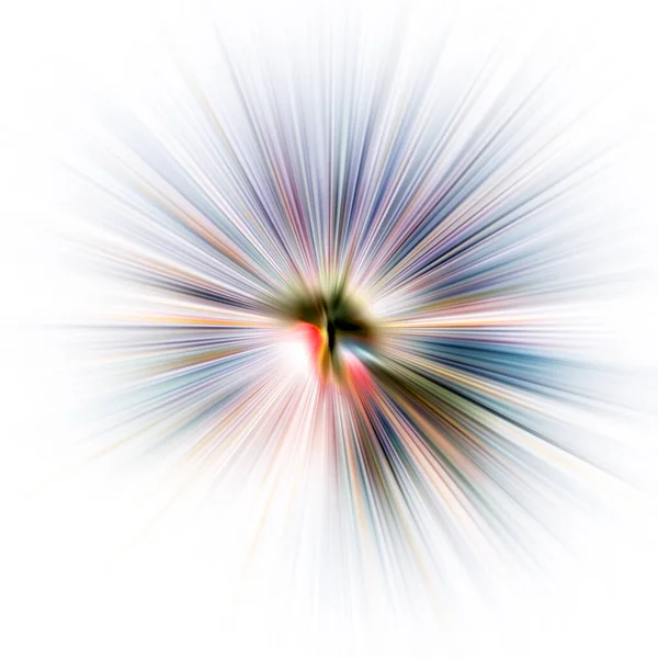 Wazige Kleurstrepen Witte Achtergrond Kleurrijke Snelheid Effect Computergrafische Illustratie — Stockfoto
