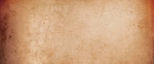 Vecchia Carta Pergamena Carta Parati Orizzontale Banner Texture — Foto Stock