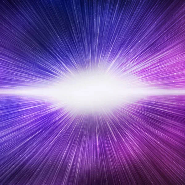 Efekt Wielkiego Wybuchu Jasnofioletowym Błękitnym Niebie Galaktyki Kwadratowe Tło Ilustracja — Zdjęcie stockowe