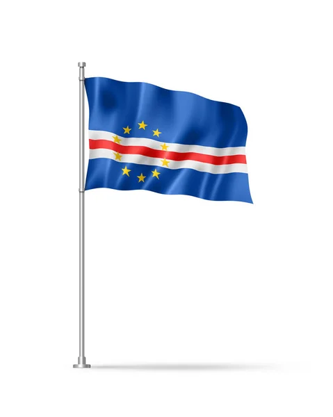 Cape Verde Flag Illustration Isolated White — Stock Photo, Image
