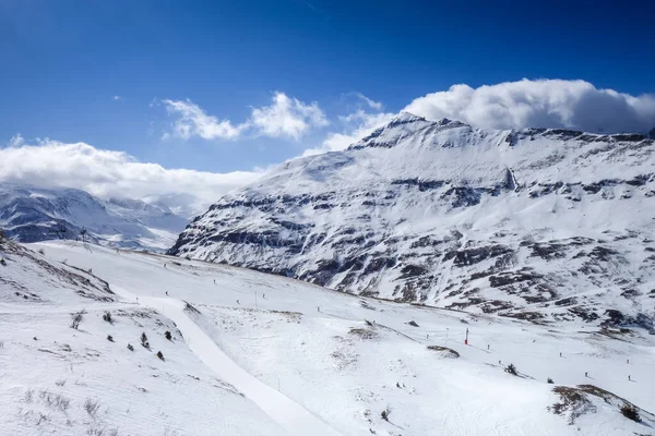 Ski Slopes Val Cenis Vanoise Park France — Stok fotoğraf