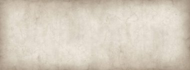 Old parchment paper texture background. Vintage wallpaper. Horizontal banner