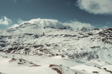 Ski slopes of Val Cenis in the Vanoise Park, France