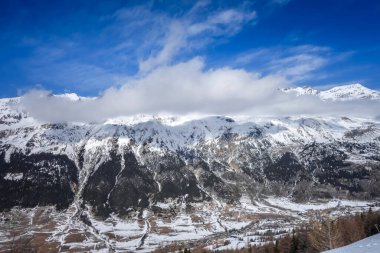 Ski slopes of Val Cenis in the Vanoise Park, France