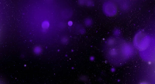 Viola Colorato Cielo Stellato Orizzontale Galassia Sfondo Banner — Foto Stock