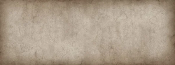 Old Parchment Paper Texture Background Vintage Wallpaper Horizontal Banner — Stock Photo, Image