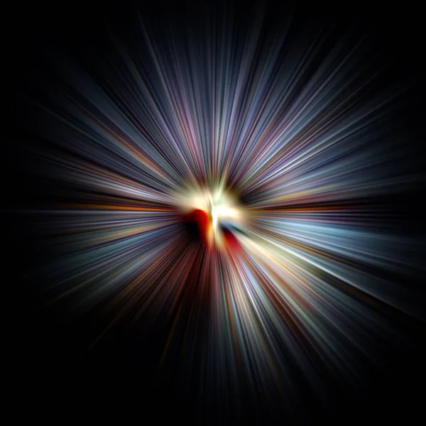 Blur Light Burst Making Speed Effect Computer Graphic Illustration — Stockfoto