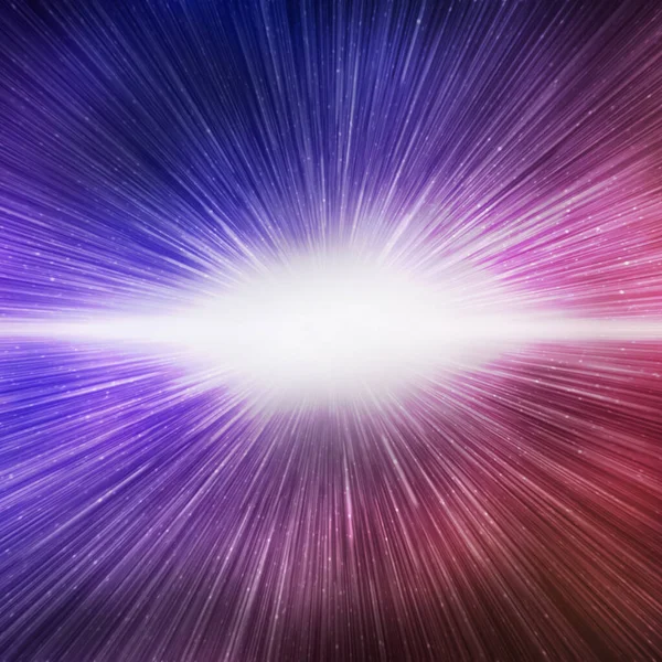 Efekt Wielkiego Wybuchu Jaskrawo Czerwonym Niebieskim Niebie Galaktyki Kwadratowe Tło — Zdjęcie stockowe