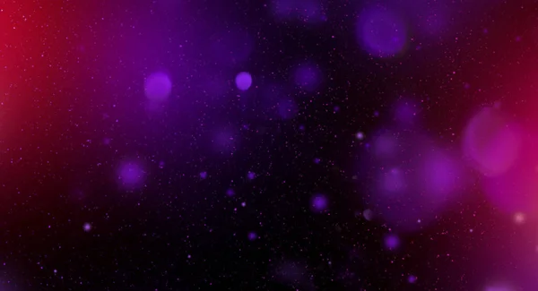 Pink Purple Colorful Starry Sky Horizontal Galaxy Background Banner — Stockfoto