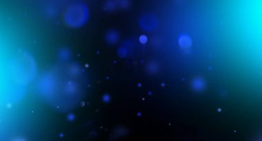 Blue Lens flare particles. Abstract background. Christmas wallpaper
