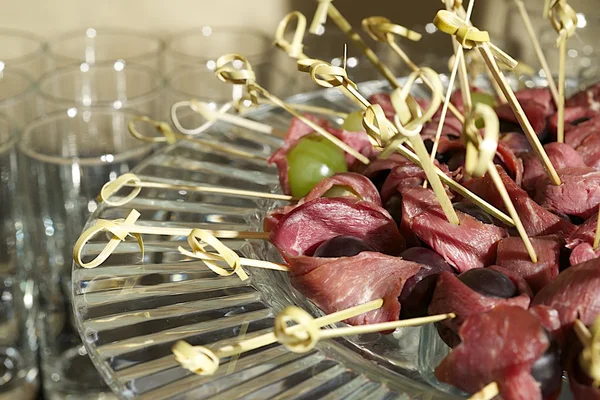 Appetizer- Smoked Magret (Duck Breast) — Stock Photo, Image