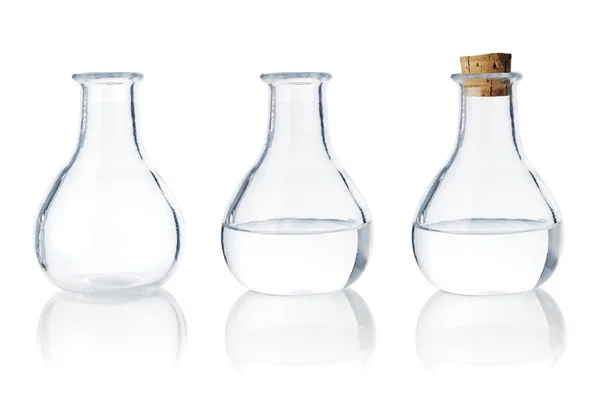 Три бутылки — стоковое фото