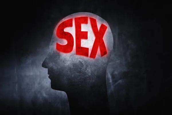 Pensando sobre sexo — Fotografia de Stock