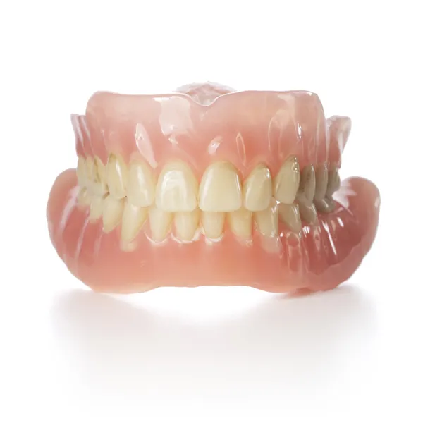 Prótesis dentales antiguas — Foto de Stock