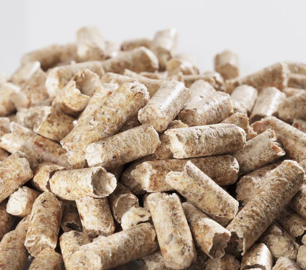 Houten pellets — Stockfoto