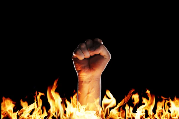 Fire Fist — Stock Photo, Image