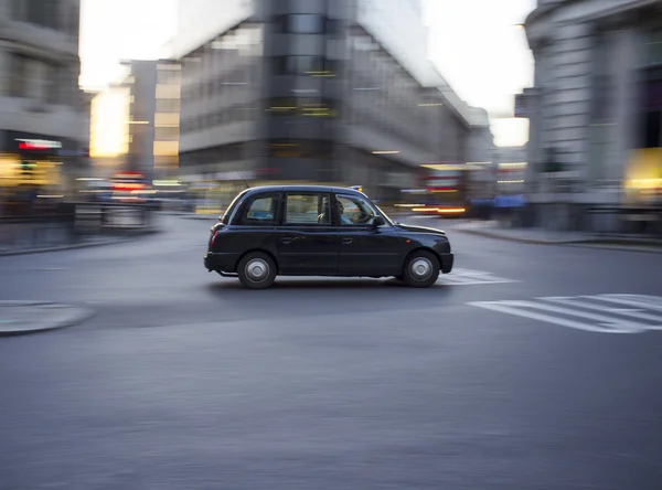 Taxi nero Londra — Foto Stock